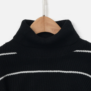 Maglione in <span class=keywords><strong>Cotone</strong></span> Personalizzato da <span class=keywords><strong>Donna</strong></span> 2026, Top Invernale a Collo Alto, Maniche Lunghe, Ampio e Leggero - Product Image 4