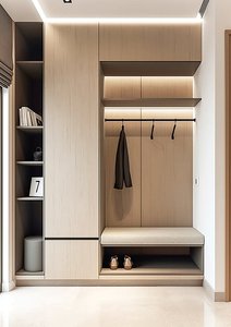 Mueble zapatero de madera maciza a medida con estructura antimoho <span class=keywords><strong>para</strong></span> porche de villa urbana y almacenamiento de alta gama personalizable <span class=keywords><strong>para</strong></span> el hogar. - Product Image 3