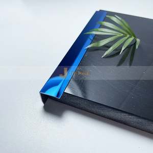 JYFMETAL LL142 Polished Stainless Steel Contemporary Decorative <b>Corner</b> Profile Trims L Angle Wall <b>Corner</b> Guard Apartment - Product Image 5