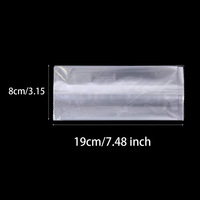 Sacs en plastique transparents auto-adhésifs thermoscellables jetables résistants à l'humidité pour l'emballage de glaces maison congelées