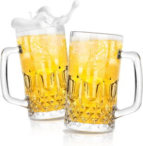 Verres à bière en plastique transparent en polycarbonate acrylique incassable personnalisés <span class=keywords><strong>de</strong></span> 1,5 L et 1,8 L avec poignée - Product Image 6