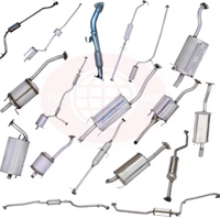 Silenciador de Escape de Acero Inoxidable YueYang para Accord, Civic, City, Insight, CR-V, HR-V, Odyssey, NSX, Pilot, Jazz, 1.5 mm de Grosor, Liso