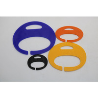 Crochets en plastique semi-circulaires de haute qualité avec couleurs personnalisables, utilisables pour organiser les cordes et les fils