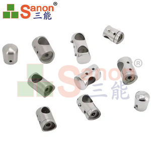 SANON Inox Präzisionsguss-Balustrade für Satin spiegel <span class=keywords><strong>304</strong></span> 316 Edelstahl-Stangen halter für Handlauf - Product Image 1