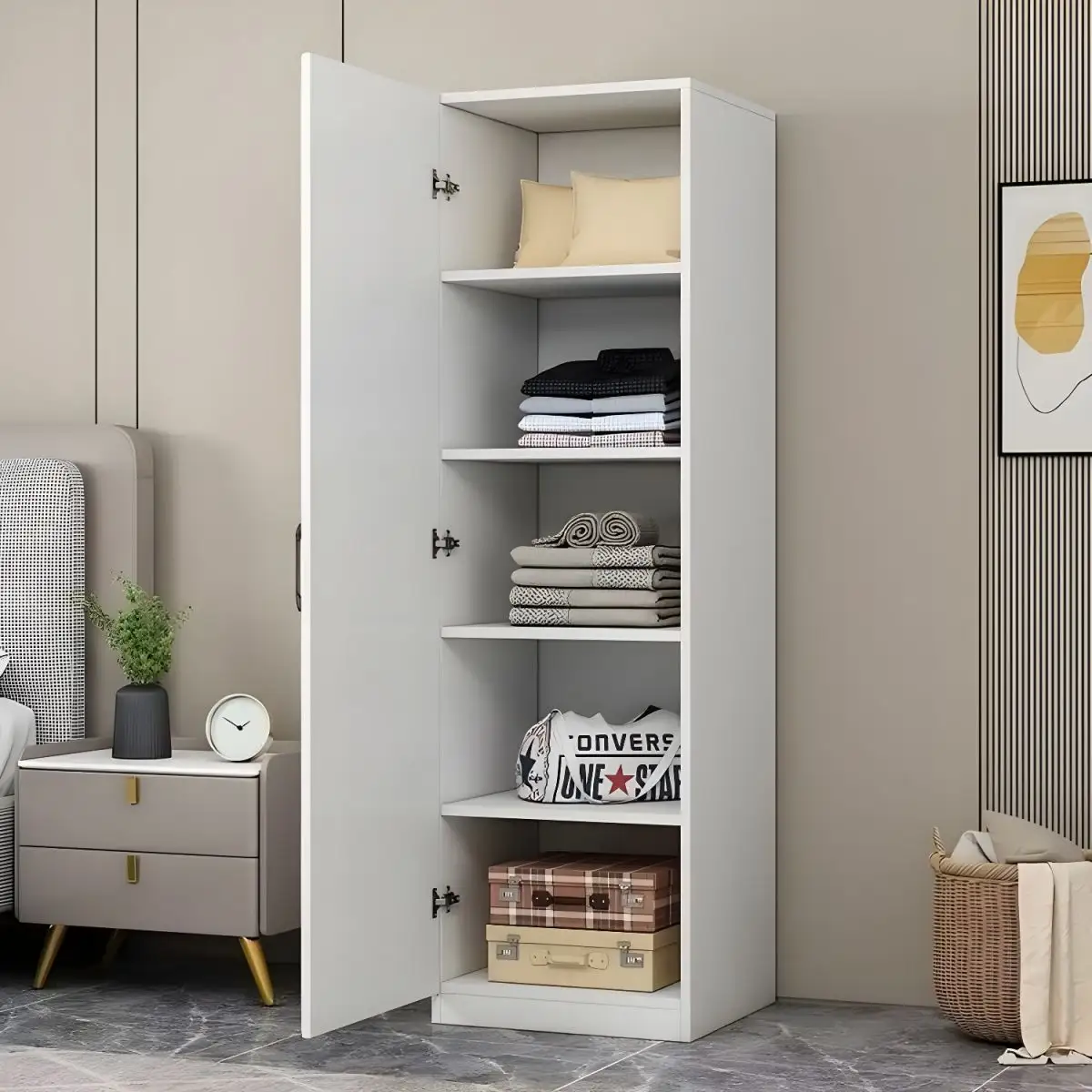Multipurpose living room cabinets large space storage wardrobe closet modern design cabinet