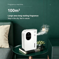 Diffuseur de parfum sans eau pour hôtel commercial, 160 ml, nébuliseur à deux fluides mural/de table avec télécommande et batterie