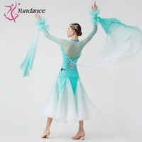 B-23011 personnalisé nouvelle robe de danse de salon standard international robes de danse de salon en soie perlée de haute qualité à vendre