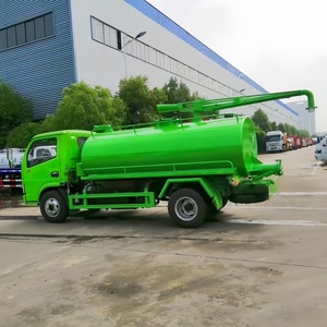 Camion-citerne septique Chengli de 5 m³ (5000 litres) à vendre – Camion d'aspiration de fèces sous vide haute pression avec jet de nettoyage - Product Image 4