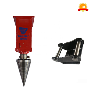 스키드 스티어/트랙터 및 굴삭기 용 중국 제조 스크류 타입 로그 스플리터 콘 우드 스플리터 - Product Image 5
