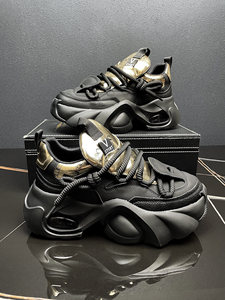 Zapatos de Hombre de Talla Grande para Chicas, Deportes al Aire Libre, Senderismo, Correr, Suela Gruesa, Zapatos de Hombre Nuevos que Aumentan la Estatura - Product Image 2