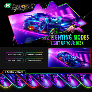 XXL Nước Nóng Cao Su Bàn Phím Bìa Đầy Màu Sắc LED Ánh Sáng Bàn Thảm Pad Sáng Bảng Mat Cho Trò Chơi Và Chuột Thả Sản Phẩm - Product Image 2