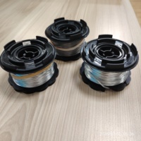Fil de ligature en acier électrogalvanisé noir WL 1,0 mm pour machine à ligaturer les barres d'armature, bobines de fil de pressage RB441T