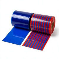 Rideau à lanières en PVC sur mesure, à nervures, bleu, rouge, transparent, pour entrepôt frigorifique, congélateur, anti-insectes LANGFANG WANMAO