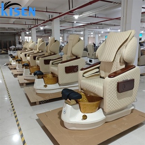 KISEN Modern Nail Salon Equipment Furniture Massage Foot Spa Chair Reclining Massage Electric Custom Pedicure Stations Chair - Product Image 1