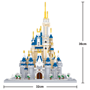 الثلوج القلعة الطوب بناء مجموعات الالعاب 4775 قطعة البسيطة كتلة الجذعية لعبة التعليم الشارع الرؤية الالعاب العملاقة - Product Image 4