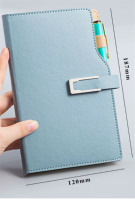 Hochwertiges A6 individuelles Logo Tagebuch geprägtes Kunstleder Mini-Taschen Geschäftsjournal Hardcover-Notizbuch