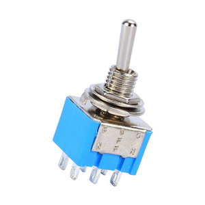 Ltjudi <b>Toggle</b> Switch Mts-203 6-Pin Dpdt 16Mm Screw Terminal Plastic Ip40 440V - Product Image 2