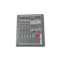 Accuracy Pro Audio M6 Mezclador de audio digital Mezclador profesional de 6 canales Sistema de sonido Controlador de DJ/Mezclador de consola de audio