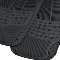 Fournitures d'usine, 3 pièces par ensemble, tapis de voiture de luxe avant et arrière, PVC imperméable, 10 mm d'épaisseur, décoration intérieure automobile