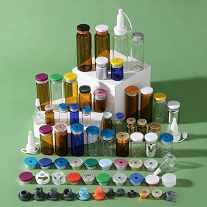 Flacon en verre transparent à visser sécurisé avec joint hermétique pour l'échantillonnage en laboratoire pharmaceutique et la conteneurisation sécurisée - Product Image 4