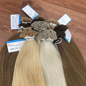 Extensions de cheveux humains vierges à double pointe plate en kératine Remy Hair Cheveux pré-collés de qualité supérieure - Product Image 1