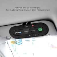 Connexion sans fil pour récepteur audio de voiture, lecteur de musique mains libres pour téléphone avec clip pare-soleil, haut-parleur, accessoire audio et vidéo MP3