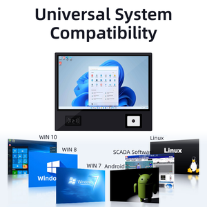 PC industriel robuste haut de gamme entièrement fermé, PC industriel étanche avec écran tactile capacitif, Intel Core I3/i5/i7 - Product Image 2