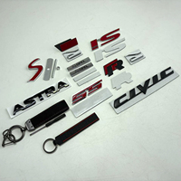 Autocollant d'emblème de voiture en métal, logo 3D chromé, décalcomanie, accessoires de décoration pour modification extérieure automobile, emblème de voiture