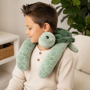 Peluche de tortuga para microondas ponderado personalizable, juguete de alivio de ansiedad cálido para calmar abrazos y calmar el estrés - Product Image 3