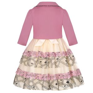 Nouvelle Robe en Tulle pour Enfants, Robe à Fleurs, Robe Jaune Adorable pour Filles, Robes de Fête d'<span class=keywords><strong>Anniversaire</strong></span>, <span class=keywords><strong>6</strong></span> <span class=keywords><strong>Ans</strong></span>, Longueur Genou - Product Image 5