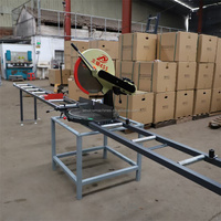 Scie à onglets en aluminium à alimentation automatique, machine de découpe de précision pour la fabrication de fenêtres et de portes