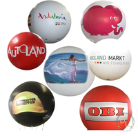 Ballon géant gonflable en Pvc, ballon rond flottant à hélium, ballon publicitaire avec Logo