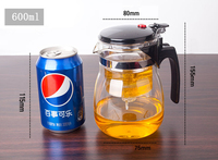 Nouvelle cafetière en verre borosilicate de haute qualité, théière de qualité supérieure, service à thé chinois, bouilloire Puer