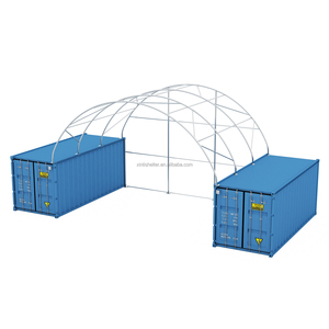 Abri pour conteneur maritime <span class=keywords><strong>de</strong></span> 40 pieds avec <span class=keywords><strong>toit</strong></span> en PE/PVC, abri pour conteneur, auvent, tente en dôme - Product Image 6