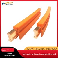 Rail conducteur unipolaire en I KEDO DKD-103-45-225A 220-660V, piste de chariot sans soudure pour gerbeur, entrepôt intelligent