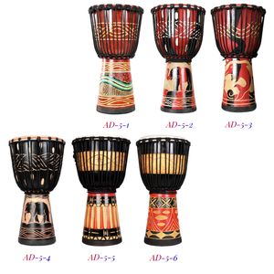 JELO SLG-AD-5 tambour africain djembé en bois de haute qualité de 10 pouces avec tête en peau de chèvre en vente pour adultes - Product Image 3