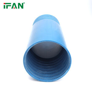 Tuyaux de tubage en <span class=keywords><strong>PVC</strong></span> d'approvisionnement en eau IFAN tuyau UPVC <span class=keywords><strong>63</strong></span>-200mm tuyau de forage de puits en <span class=keywords><strong>PVC</strong></span> bleu - Product Image 6
