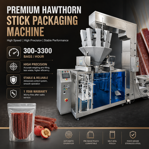 Máquina Automática para Empacar Tiras de Espino Blanco, Equipo de Llenado y Sellado de Bolsas Doypack Preformadas con Cierre, de Alta Velocidad, para Alimentos Sólidos y Snacks - Product Image 1