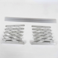 TXL608 Aluminium Extensible Mural Étendoir Vêtements Pliable Serviette Vêtements Étendoir Mural