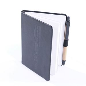 Promotional Pu Leather Journal Notebook Hard Cover Wholesale Custom Logo A5 Size <b>Note</b> <b>Book</b> for Business Office School Supplies - Product Image 3