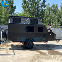 Chammp Hors Route Voyage Remorque Micro Camping Caravane Camper Remorque Petit Teardrop Campeurs à Vendre