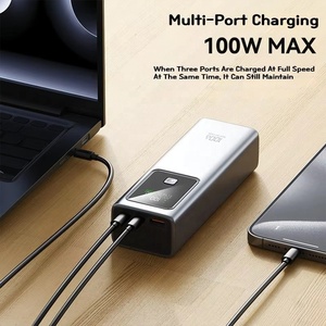 Batterie externe intelligente de grande capacité 20V 100W 30000mAh pour ordinateurs portables et téléphones mobiles, idéale pour les restaurants - Product Image 4