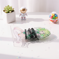 Support personnalisé en acrylique pour anime et dessin animé, enrouleur de câble pour écouteurs, support pour casque
