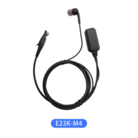 Écouteur pour talkie-walkie E23K-M4, radio bidirectionnelle, écouteur pour Motorola, émetteur-récepteur portable