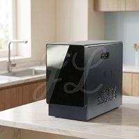 Dispensador de Agua 3 en 1 para Debajo del Fregadero, con Agua Fría, Caliente y Gasificada, con Grifo Mecánico
