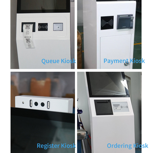 21.5 Inch Ordering Kiosk Self Service Touch Screen Bill Payment Kiosk With Thermal Printer Scanner Qr Code