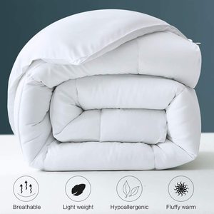 Warm 100% Polyester Eco-Friendly Modern Super Light <strong>Comforter</strong> Set for Home and Hotel All-Season <strong>Bed</strong> Comfort - Product Image 2