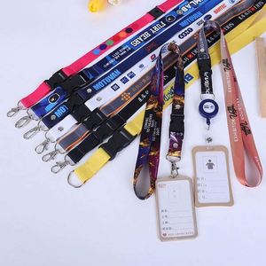 Lanière promotionnelle personnalisable pour téléphone, sangle de cou, porte-outils, porte-clés, impression par sublimation, lanières en polyester satiné avec logo personnalisé - Product Image 2