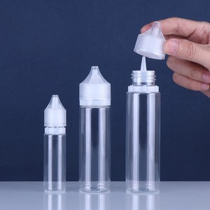 Botella de Plástico PET Transparente con Gotero, a Prueba de Niños, con Diseño de Unicornio, para Aceite para Ojos, 10ML/15ML/30ML/50ML/60ML/70ML/100ML/120ML - Product Image 2