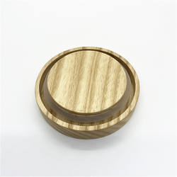 Tarros de vidrio de borosilicato alto con tapas de madera para almacenamiento de té, comida, sal y azúcar, tamaño personalizado de lujo para Cocina - Product Image 2